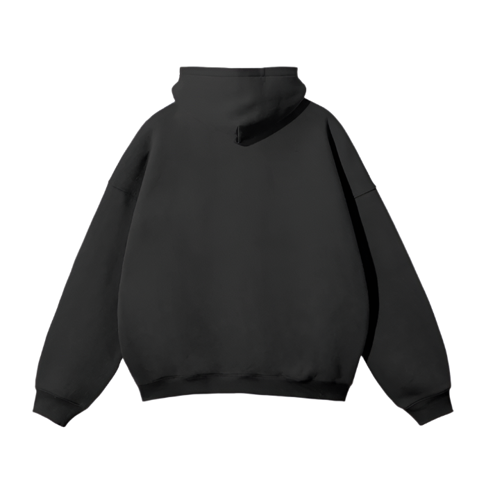 Oversized Graphic Fleece Hoodie