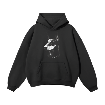 Oversized Graphic Fleece Hoodie