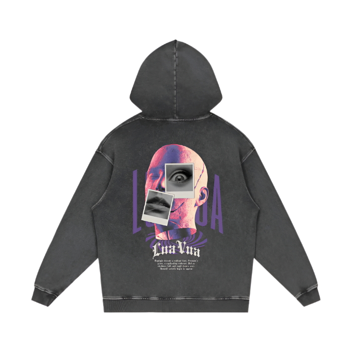 Oversized Abstract Heavyweight Hoodie