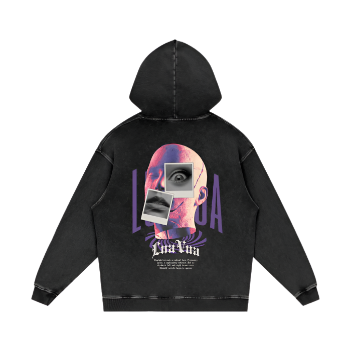 Oversized Abstract Heavyweight Hoodie